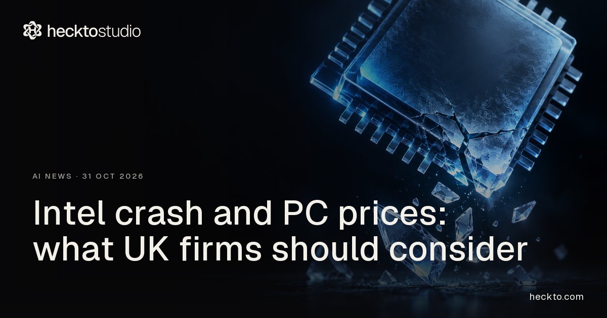 Intel crash and PC prices: component demand, equipment costs and a practical buying decision